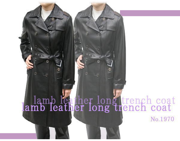 レディースレザーコート