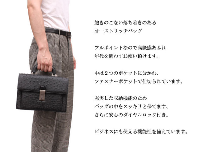 オーストリッチバッグ 2023