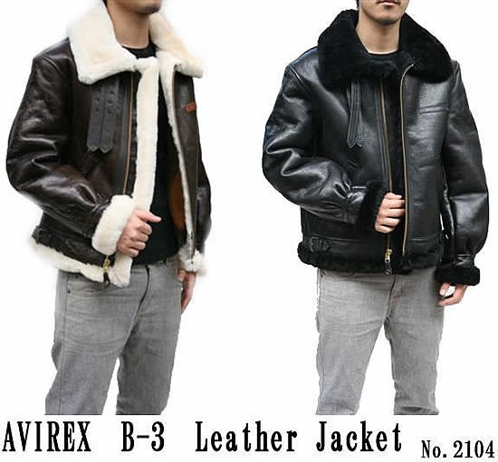 AVIREX B-3 レザージャケット ブラウン　サイズ36 AVIREX B-3タイプ レザージャケット 36サイズ - メルカリ