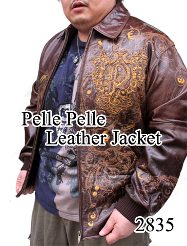 メンズレザージャケット （大きいサイズ）ペレペレ・レザージャケット2835 