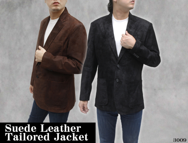 スエードレザー2つボタンジャケット Suede Leather 2 Button Blazer/Jacket スエードレザー2つボタンジャケット Suede Leather 2 Button Blazer/Jacket