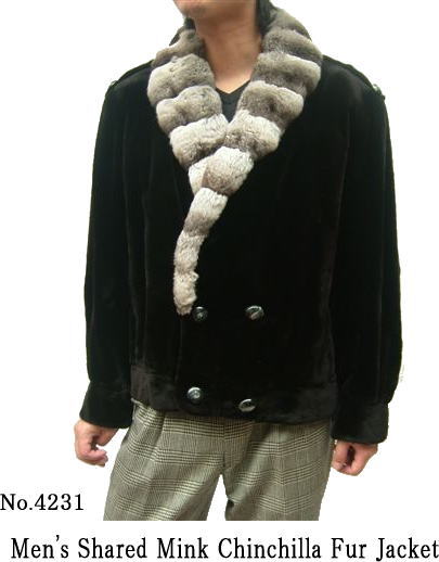 メンズファー毛皮
