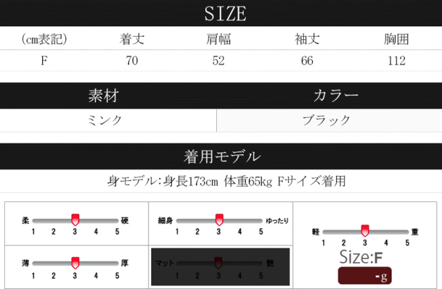 d*2様 ミンクの毛皮 11号サイズ SAGA MINK サガミンク 毛皮 リアルファー