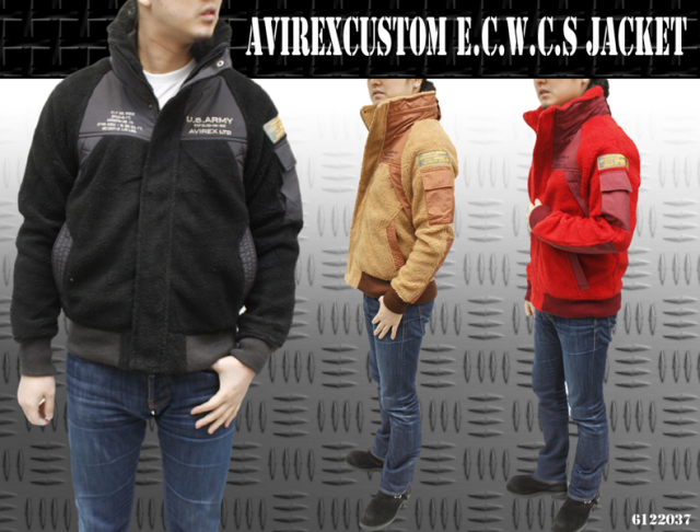 【メンズ AVIREXジャケット】メンズ アヴィレックス フリース・ミリタリージャケット 6122037《送料無料》