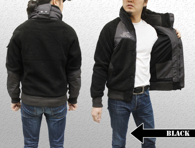 【メンズ AVIREXジャケット】メンズ アヴィレックス フリース・ミリタリージャケット 6122037《送料無料》