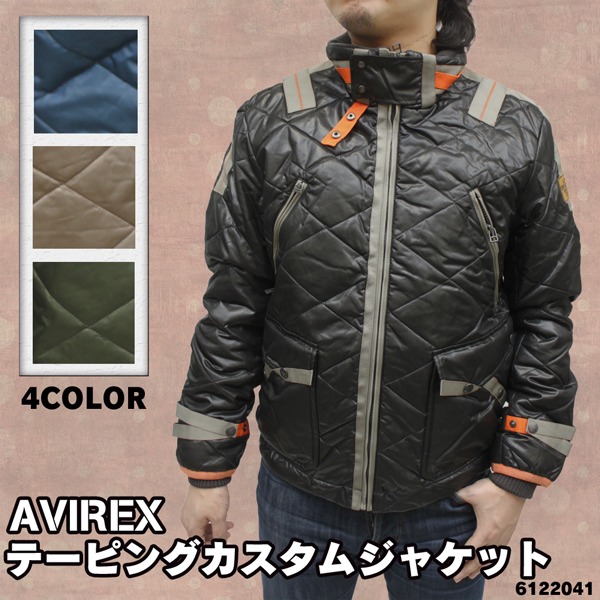 AVIREX メンズ テーピングカスタムジャケット 6122041