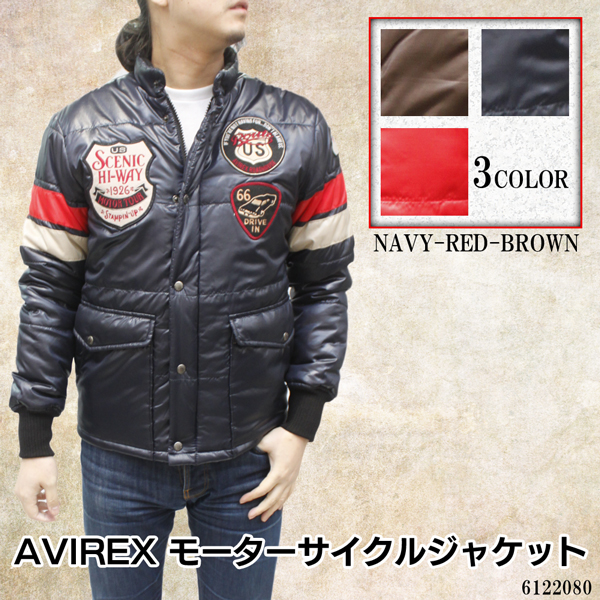 【メンズ AVIREXジャケット】AVIREX メンズ モーターサイクルジャケット 6122080《送料無料》