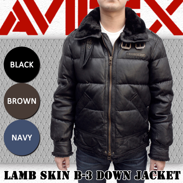 avirexダウンジャケット