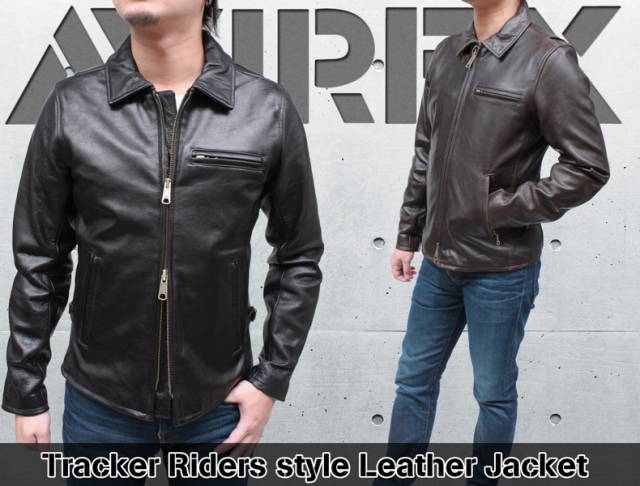 AVIREX(アヴィレックス) トラッカーライダース　レザージャケット　Tracker Riders 6141053