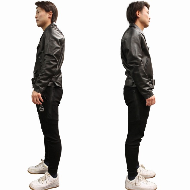 本革 ダブルライダースジャケット USタイプ メンズ ラムレザー