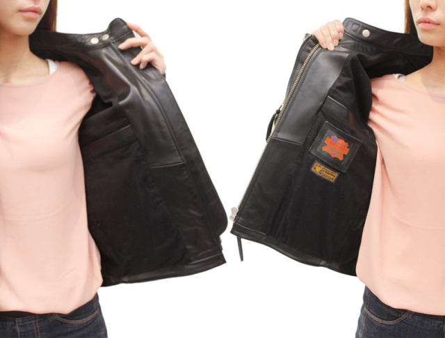 レディースライダースレザージャケット6802