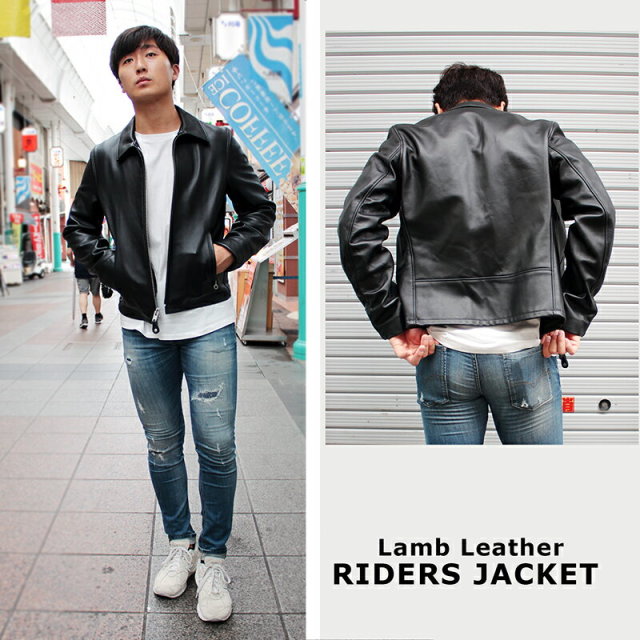 schott ショット 223US ラム革 トラッカージャケット レザージャケット 