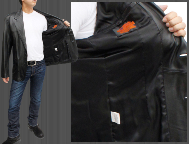 牛革ジャケット