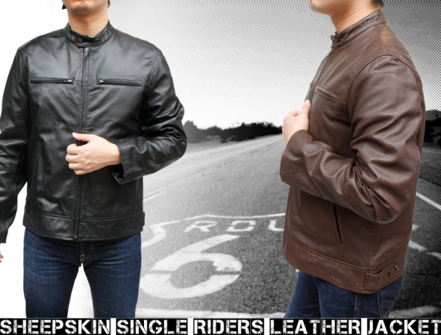 柔らか素材のレザージャケット