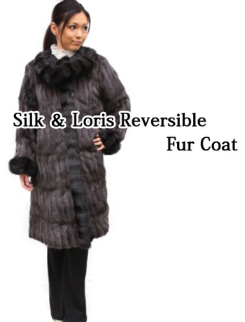 シルク&ロリスリバーシブルファーコート　9539