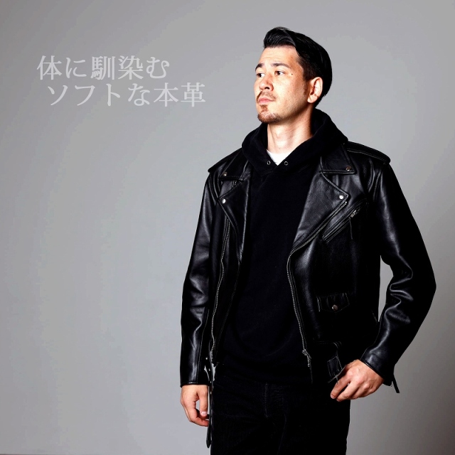 希少 バーバリー ラムレザー ダブルライダース ノバチェック 