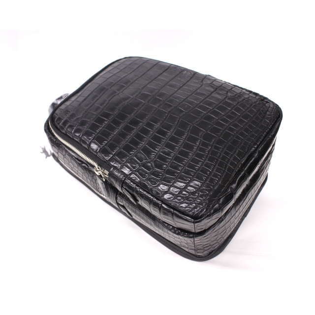 クロコダイル ボディバッグ ショルダーバッグ 本革バッグ レザーバッグ
