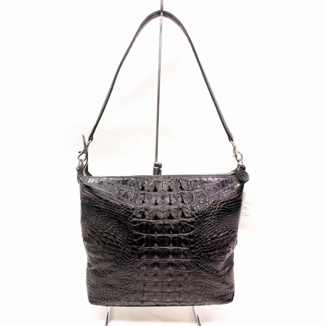 カイマン ショルダーバッグ 2WAYバッグ メンズ/レディース ブラック