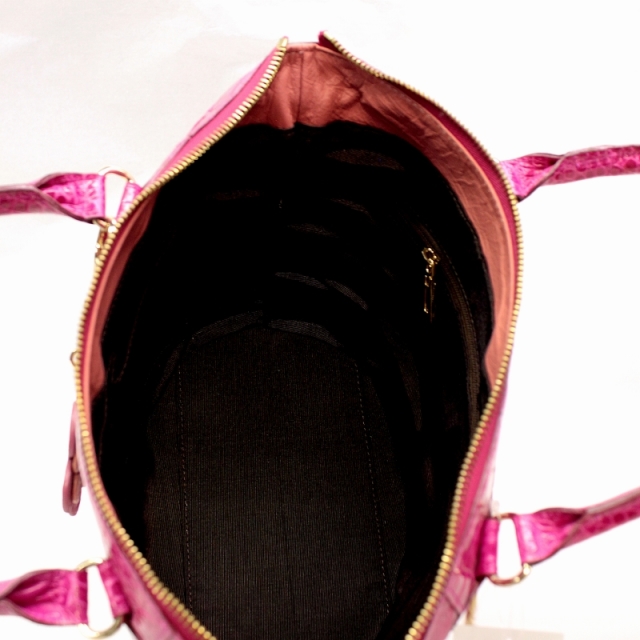 クロコダイル シャイニング加工 ハンドバッグ レディース 2WAY仕様