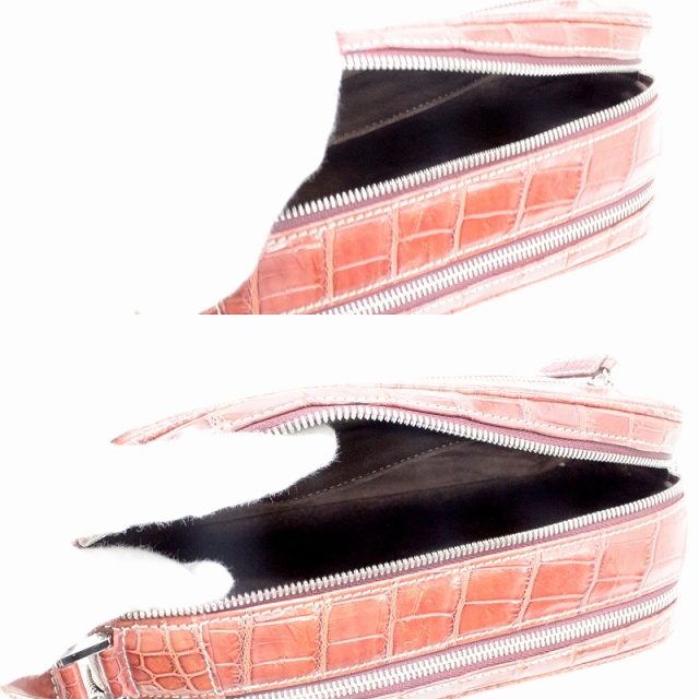 tt7xjzm68wpanb98mmef クロコダイル 革 セカンドバッグ 楽天市場】セカンドバッグ ダブルファスナー メンズ クロコダイル