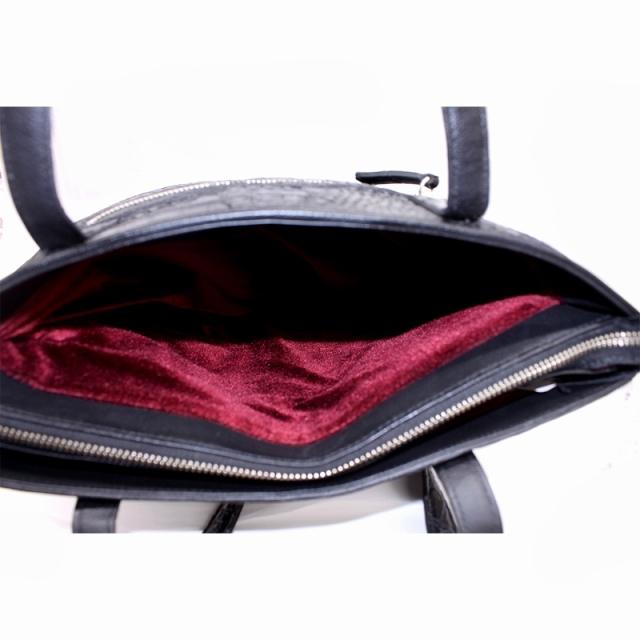 本革 マット クロコダイル トートバッグ ビジネスバッグ メンズ