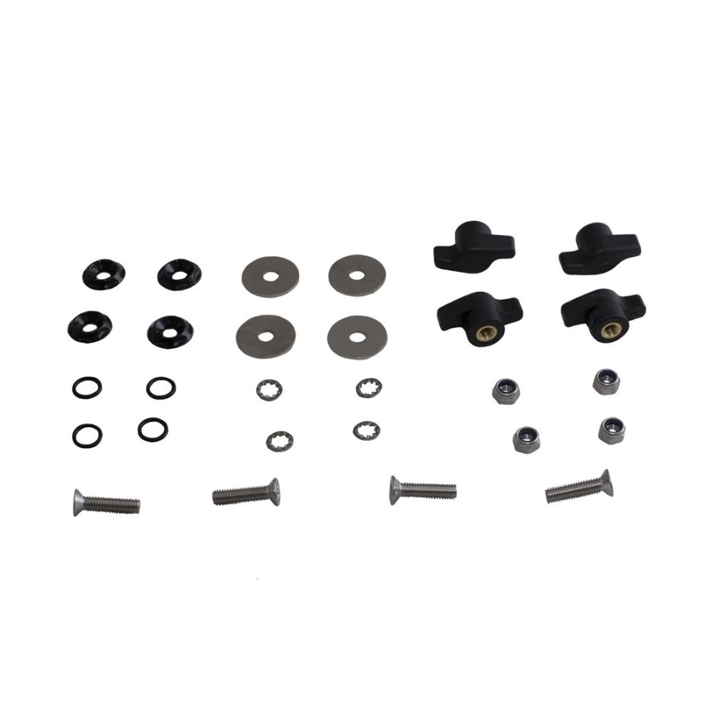 ピラニアカヤックスペアパーツ【Full Plate Footrest Fitting Kit】フルプレート・フットレストフィッティングキット