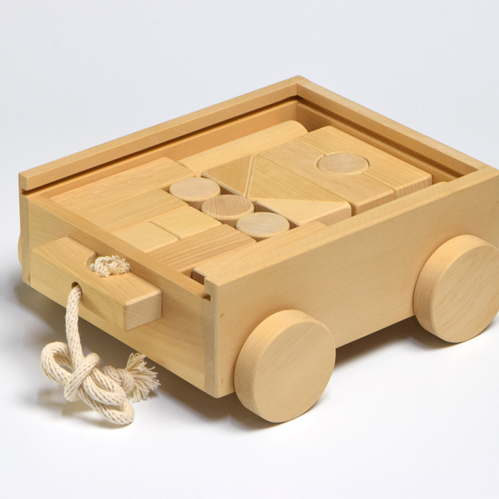 榧の積み木セット（17ピース箱）の通販【榧工房 かやの森】