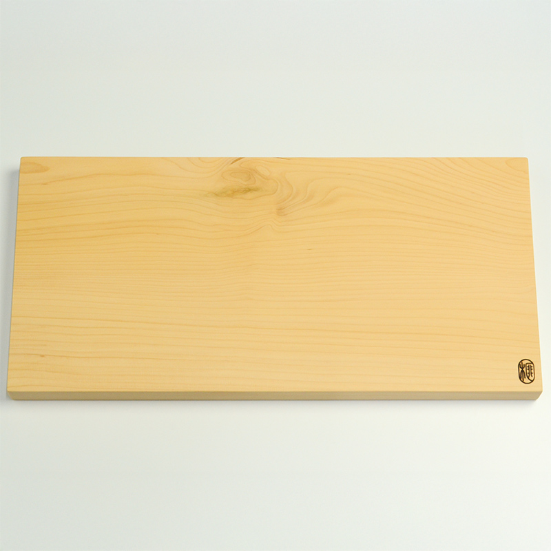 [即購入OK] 本榧(ほんかや) 円形まな板　無垢材一枚物　新品未使用　極上品 榧（かや）専門店【榧工房 かやの森】製作 『本榧まな板（角丸