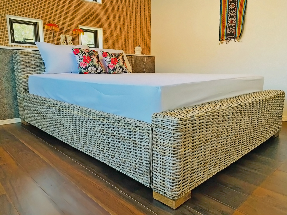 ケユカ(KEYUCA)ダブルベッドマットレス フレーム付き ソンノデラックス