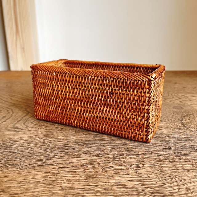 アタ製・コースター入れ／コースターケース／小物入れ（スタンド型　15×7×高さ7cm・蓋なし）AT346