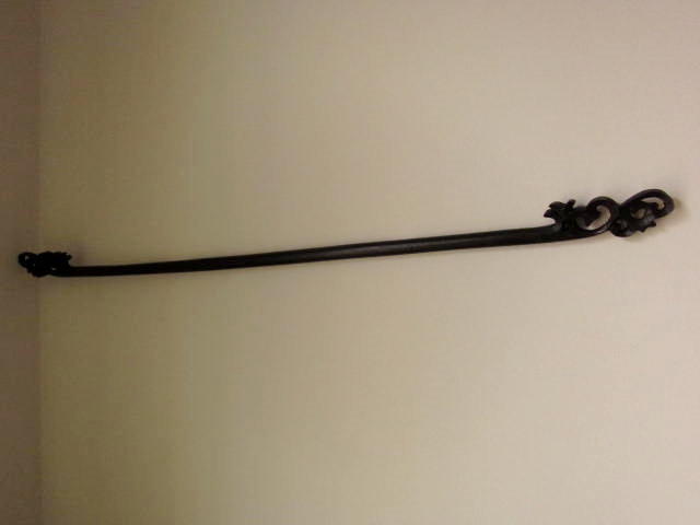 イカットハンガー80（ブラック／アラベスク／全長80cm）IH005