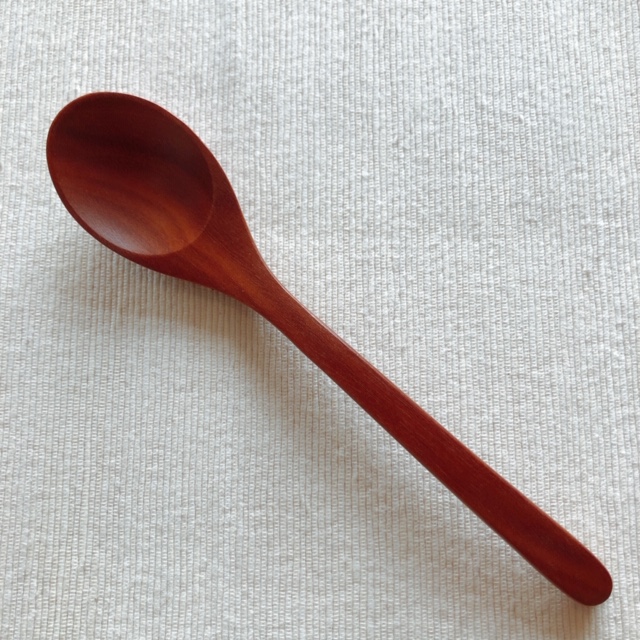 天然木・サウォ製スプーン（Lサイズ・約21cm）WT006