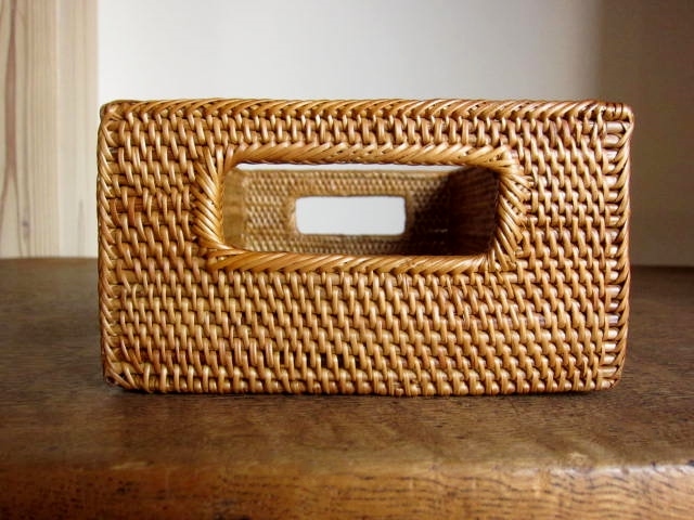 アタ製品 2個セット 雑貨 アタ 編み2段ランチバスケット 2個セット裁縫