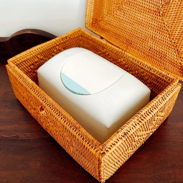 手作り バンブーティッシュBOX