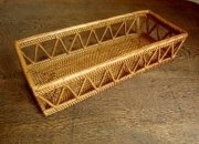 アタ製・カトラリーケース（透かし入り・長さ25cm・蓋なし）AT155