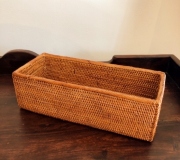 アタ製・カトラリーケース／食パン入れ／文房具入れ／リモコン入れ（25×10×高さ8cm・蓋なし）AT227