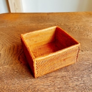 アタ製・コースター入れ／コースターケース／小物入れ（12×11×高さ6cm・蓋なし）AT277