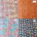 【インスタライブ特別商品　K.K.様ご専用商品】バティックチャップ4点（バリ島産バティック G／H／M／Q）BT326