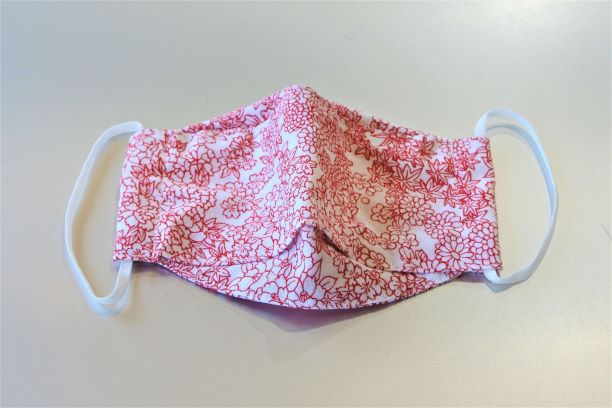 マスク　新立体　赤