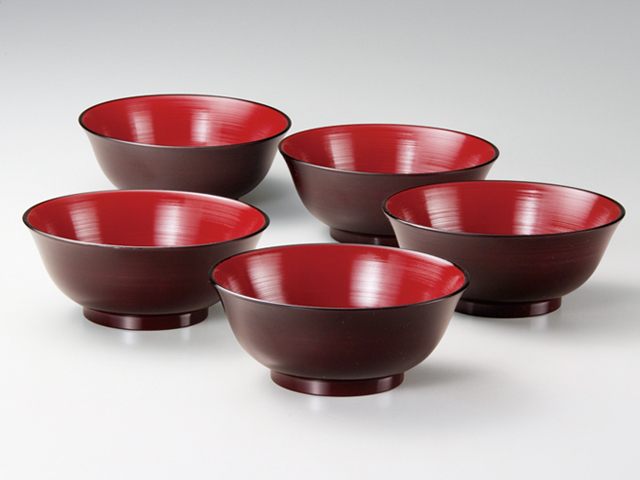 レンジ刷毛目ラーメン鉢揃