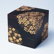 JUBAKO/重箱/花丸春秋5.0三段重(溜)(A)<迎春>KT2034A