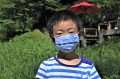 子どもマスク　青