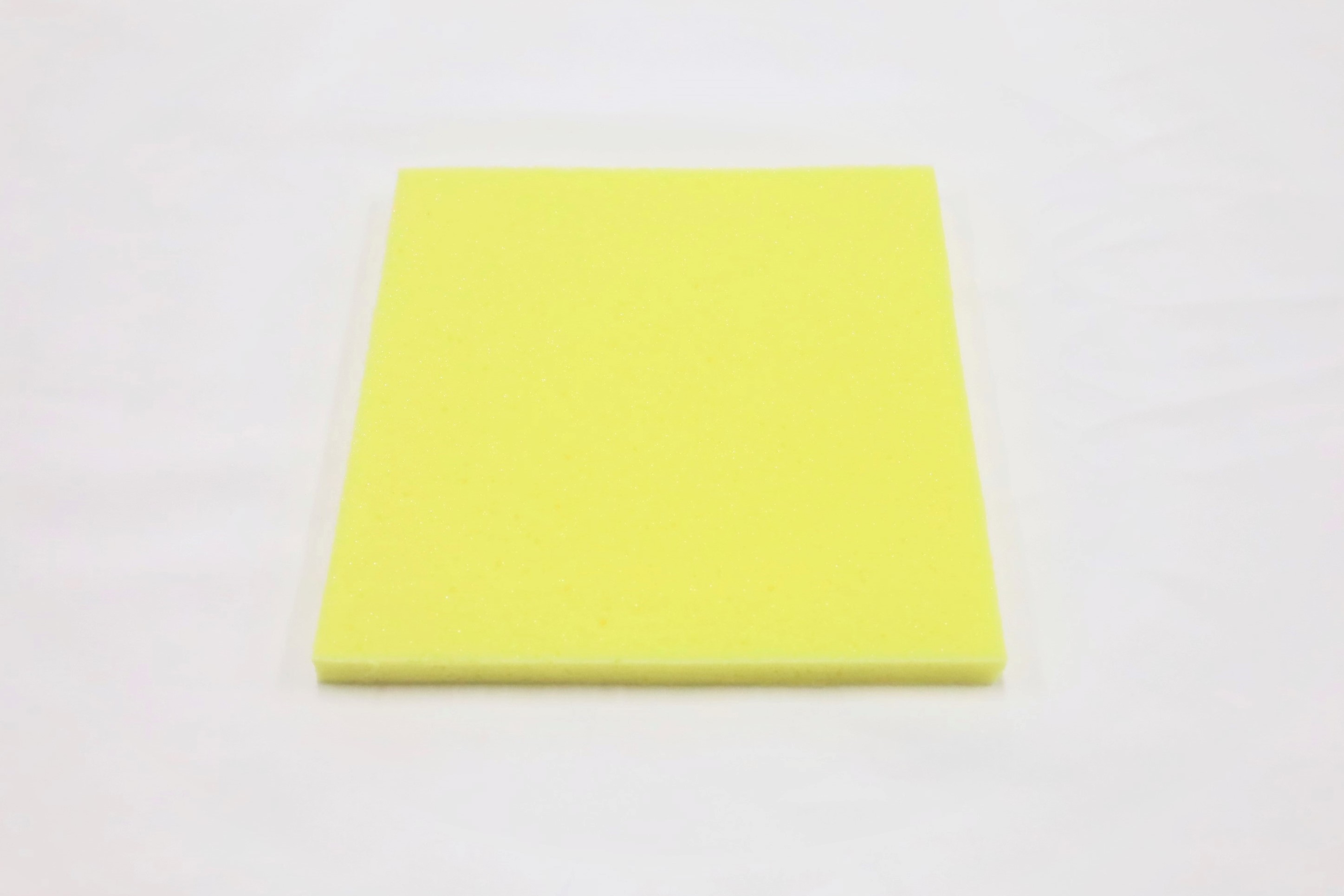 メモリーフォームイエロー15cm×15cm×1cm