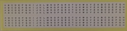 ワイヤーマークKTD-100（英字大文字）【連続式】