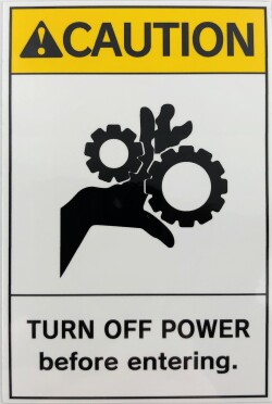 PLラベル 英文タイプ 巻き込み注意 PLEA