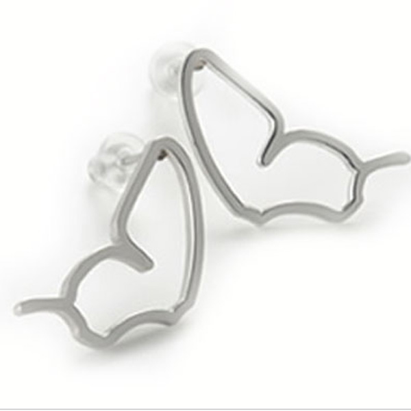 スマートアゲハピアス（シルバー）