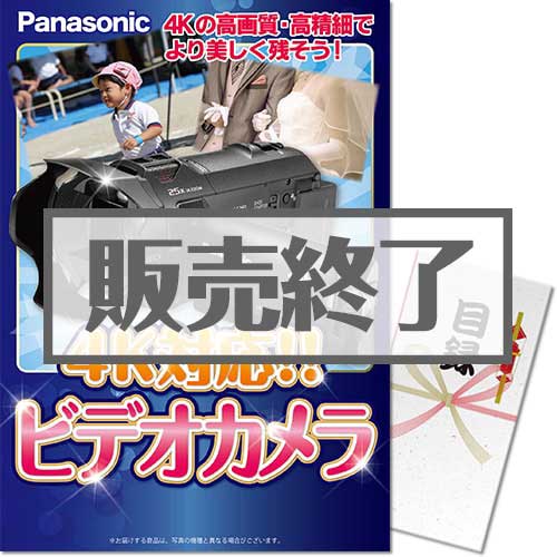 ＜販売終了＞【パネもく！】4K対応！！ビデオカメラ（A3パネル付）[当日出荷可]