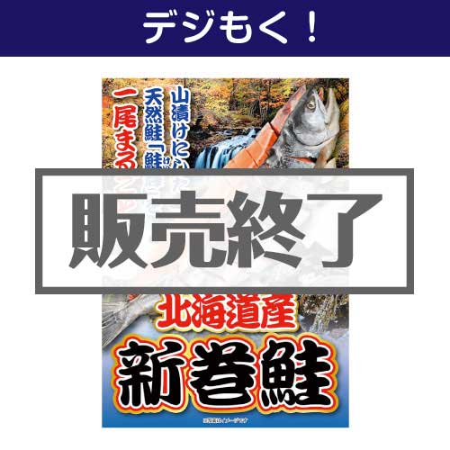 ＜販売終了＞＜数量限定＞【デジもく！】北海道産！天然新巻鮭一尾（パネル・目録無し）　※販売期間：8/30 13時～12/23 13時