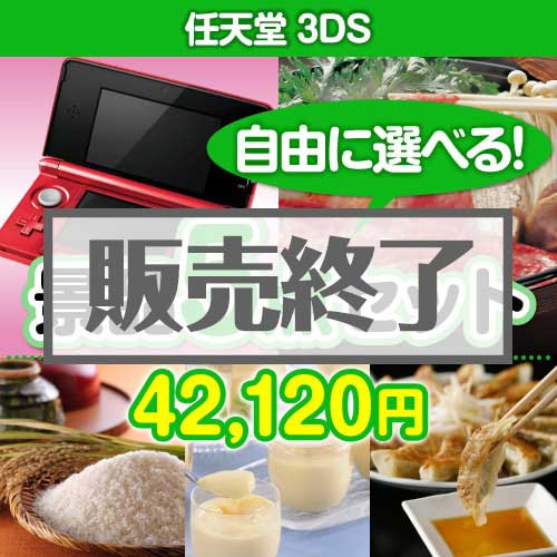 ＜販売終了＞＜内容が選べる景品5点セット＞/ntd3ds-a3 目玉：任天堂3DS[送料無料・全品目録パネル付・当日出荷可]
