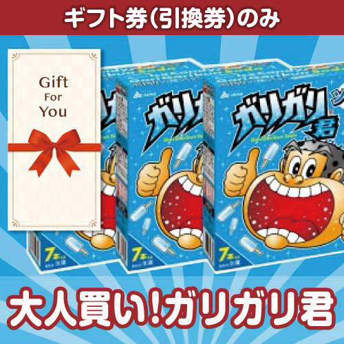 【ギフト券】大人買い！ガリガリ君（目録のみ）